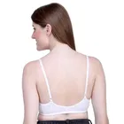 Cotton Blend Solid Front Open Bras for Women 