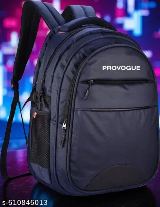 Polyester Backpack for Men & Women, Blue