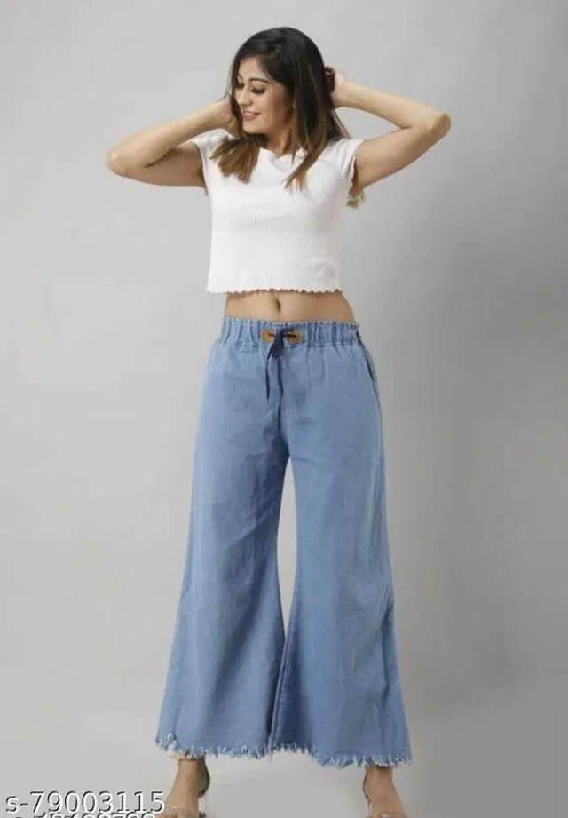Denim Jeans for Women (Blue, 28)