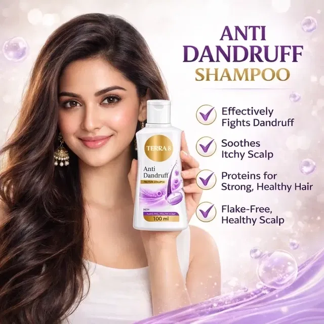 टेरा 8 एंटी डैंड्रफ शैम्पू 100 ml