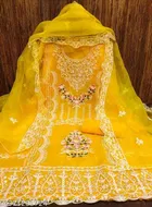 Embroidered Unstitched Suit for Women 