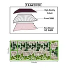 E-Retailer Polyester 3-Layered Microwave Oven Top Cover With 4 Utility Pockets Suitable for Upto 30 Liter 