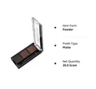 Professional New 3 Shades Eyebrow Palette Waterproof Eyebrow Filler with Brush 7.2 g 