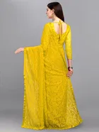Net Embroidered Saree for Women 