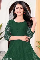Net Kurti for Women,  Green  