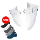 Sports Shoes with 5 Pair Socks for Men 