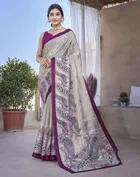 Art Silk Printed Saree for Women 