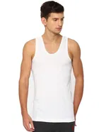 Cotton Vest for Men (White, S)
