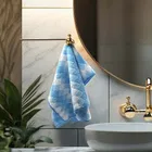 Safina Hand & Bath Towel Set Pack of 2 Diamond Blue
