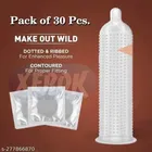 Xebok Chocolate Flavoured Full Dotted Condoms 