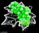 Crystal Leaf Shape Fruit Tray 