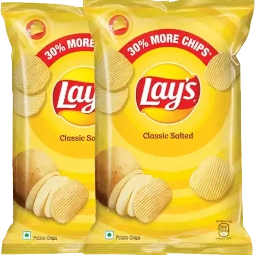 लेज़ क्लासिक साल्टेड पोटैटो चिप्स 2X51 g (सेट ऑफ़ 2)