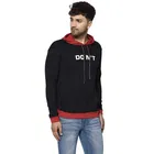 Cotton Blend Graphic Hoodie for Men 