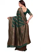Banarasi Silk Embroidered Saree for Women 