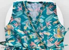 Rayon Slub Printed Clothing Set for Girls, Green, Pack of 1 