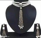 Stylish Kundan & Alloy Women’S Jewellery Sets, White