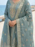 Printed A-line Kurta Set for Women 