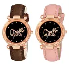 Designer Leather Analog Watch for Women & Girls 