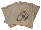 Non-Woven Printed Shoe Pouch (Gold, Pack of 12)