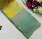 Dola Silk Zari Woven Saree for Women, Lemon Yellow 