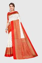 Art Silk Kalamkari Saree for Women 