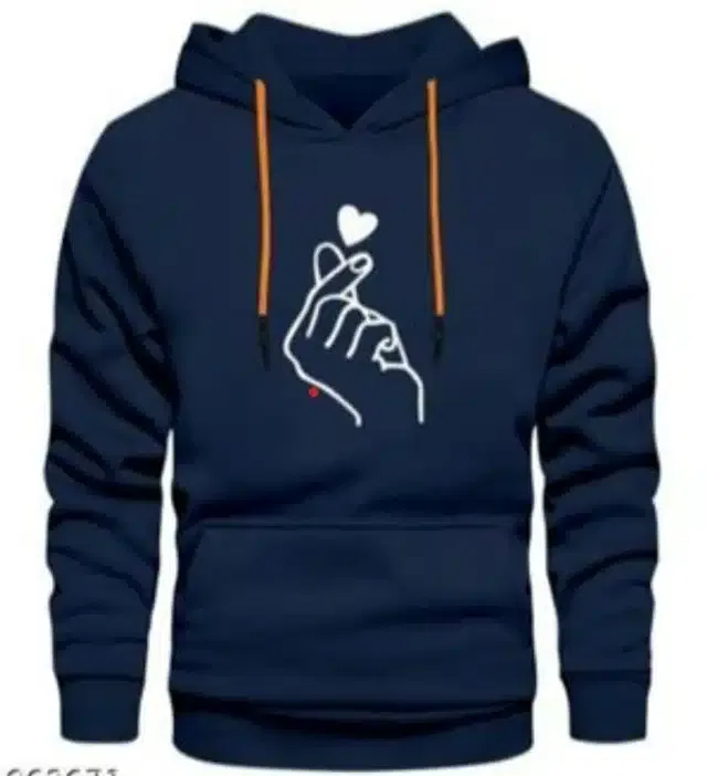 Full Sleeves Sweatshirt for Men (Navy Blue, L)