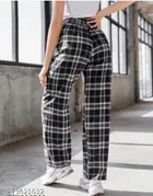 Cotton Blend Trouser for Women 