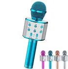 858 Bluetooth Mic (Multicolor, Pack of 1)