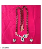 Alloy Mangalsutra with Earrings for Women 