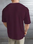 Cotton Blend T-shirt for Men, Purple 