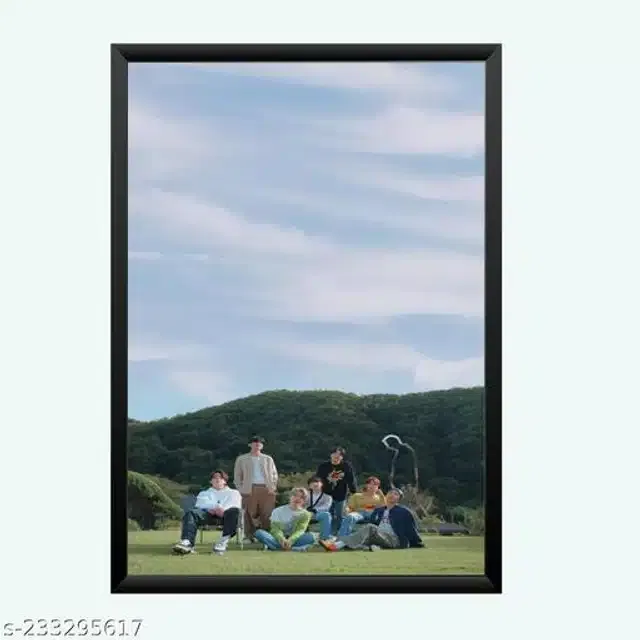 Plastic Photo Frame (Multicolor, 5x7 inches)