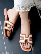 Solid Synthetic Sandals for Women 