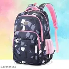 Polyester Backpack Bag, Black