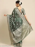 Organza Zari Woven Saree for Women 