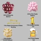58 Pcs 1st Birthday Decoration kit, Multicolour, Set of 1