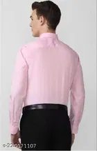 Cotton Blend Solid Full Sleeves Shirt for Men 