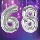 Foil Balloon for Birthday Celebration, No. 68 