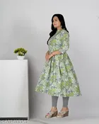Floral Printed Flared Kurti for Women 
