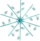 18 Clips Folding Cloth Hanger 