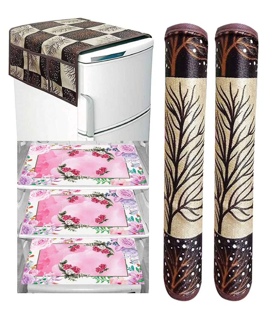 Refrigerator Covers (Brown) (A-9)
