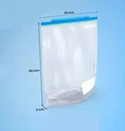 Crystal Slide Seal Bags, Multipurpose Transparent Slide Seal Bags 