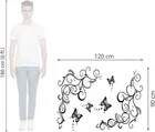 AVV Black Butterflies Wall Sticker 90x120cm
