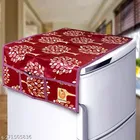 KANUSHI Industries® 1 Pc Microwave/Oven Top Cover + 1 Pc Fridge/Refrigerator Top Cover + 3 Fridge Mate 
