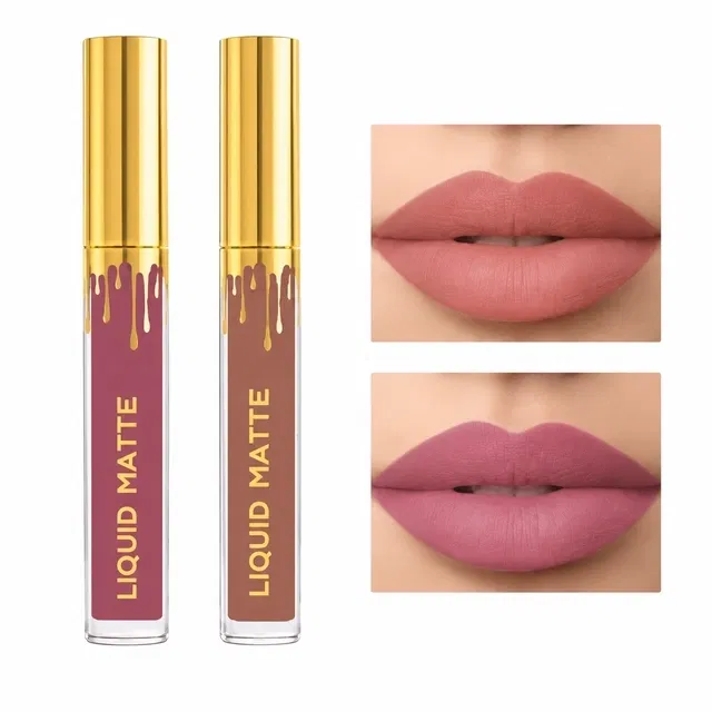 HD Beauty Liquid Lipstick, Nude, Mauve, 16 ml