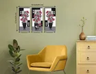 MDF 3 Pcs Designer Wall Painting for Home & Office 