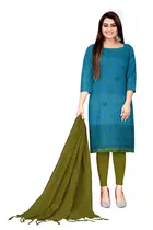 Jacquard Unstitched Dress Material for Women 