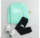 Hosiery Cotton Full Sleeves T-Shirt with Pant Clothing Set for Kids 