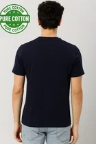 100% Cotton Round Neck Printed T-Shirt for Men 
