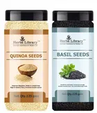 Herbs Library Quinoa and Basil Seeds 