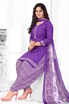 Punjabi Floral Suit for Women 